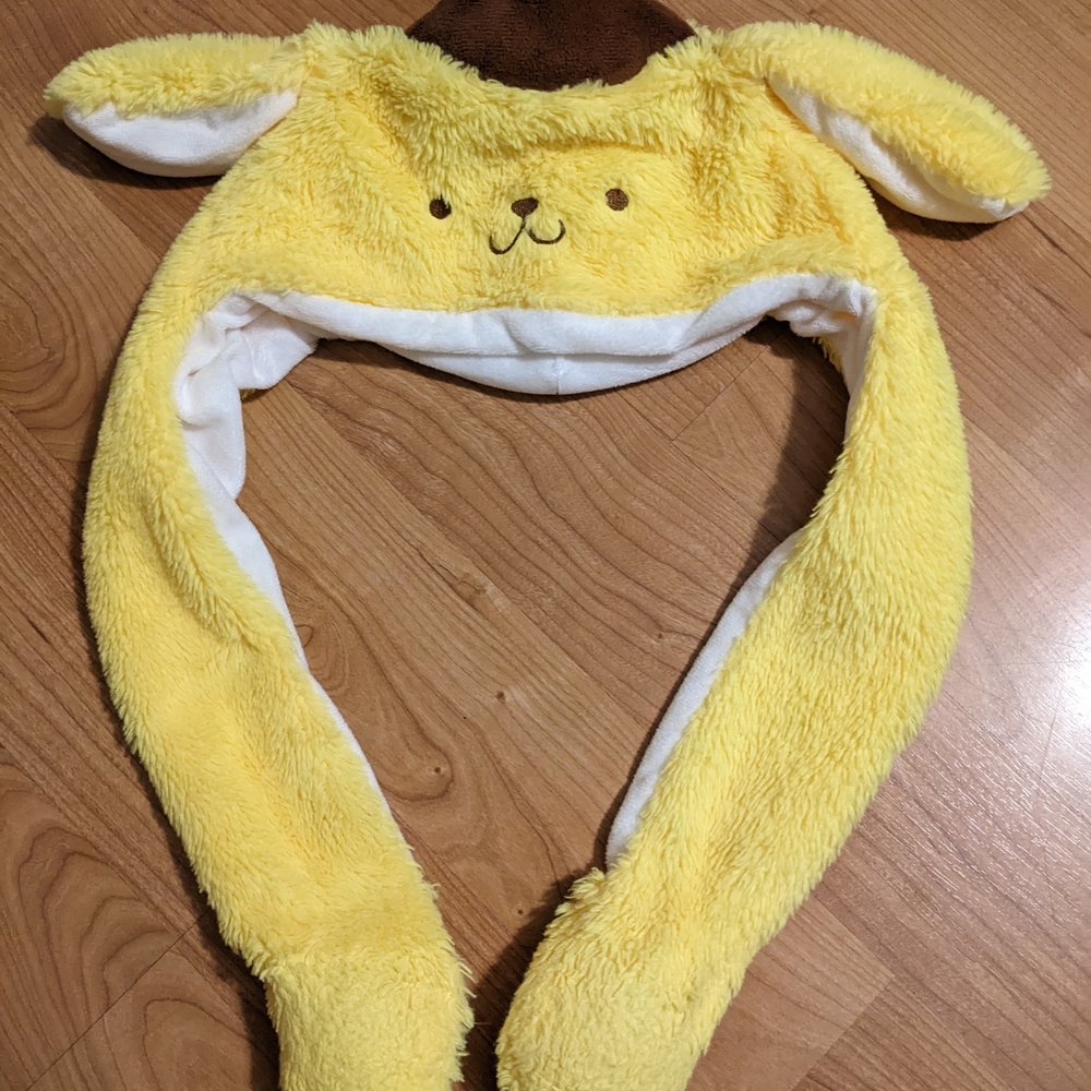 Sanrio Yellow Pom Pom Purin Kids Hat